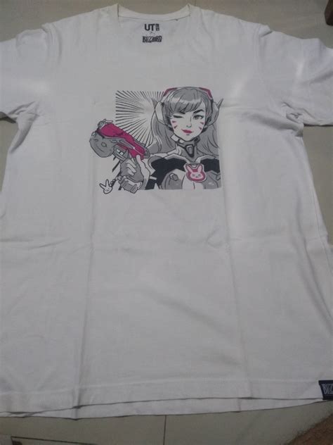 Uniqlo Kaos Tshirt D Va Dva From Overwatch Fesyen Pria Pakaian