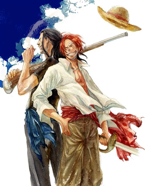 Shanks And Benn Beckman One Piece Drawn By Kusaco Danbooru