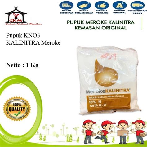 Jual Original Pupuk Meroke Kalinitra Kno Kristal Pembesar Buah