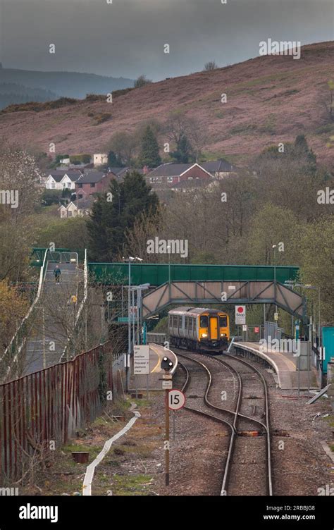 Transport For Wales Class Sprinter Train Arriving At The Passing