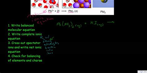 Precipitation Reactions And Net Ionic Equations Youtube