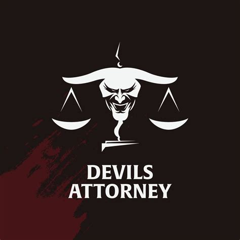 Devil Lawyer Logo 8251571 Vector Art At Vecteezy