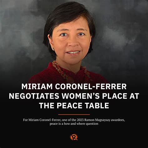 Rappler - “Look, you never ask why it is important to have men inside