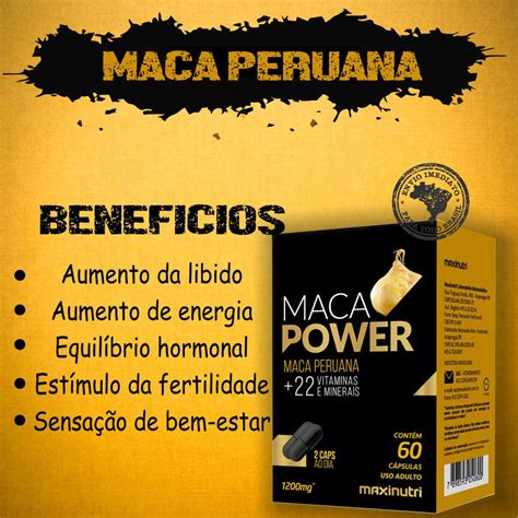 Maca Power 1200mg Vit e Minerais 60 Cápsulas Human Nutrition