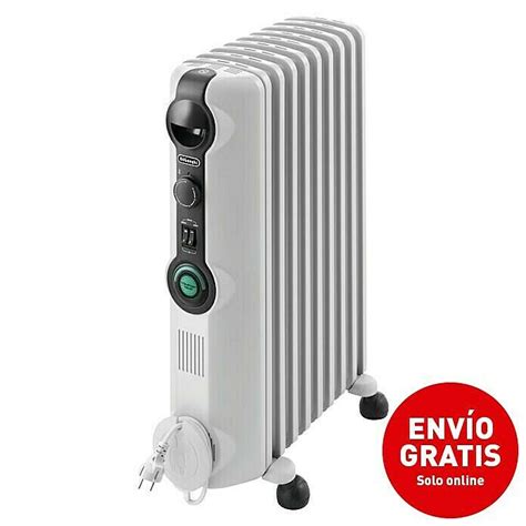 De Longhi Radiador De Aceite Radia S 2 500 W Blanco L X An X Al 16