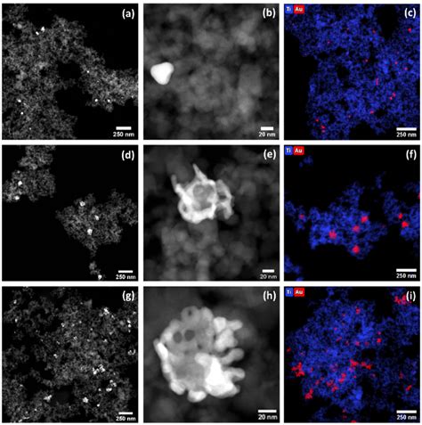 STEM HAADF Micrographs With The Different Magnifications A B D E G H