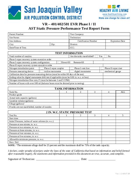 Joaquin Valley Air Pollution Control District Doc Template Pdffiller