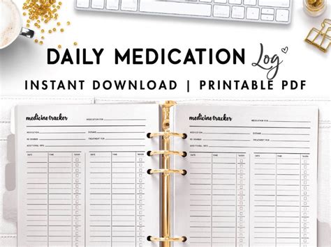 Free Printable Daily Medication Log - World of Printables