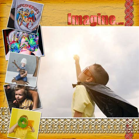 Imagination Quickpage Caroline B Design Digital Scrapbooking