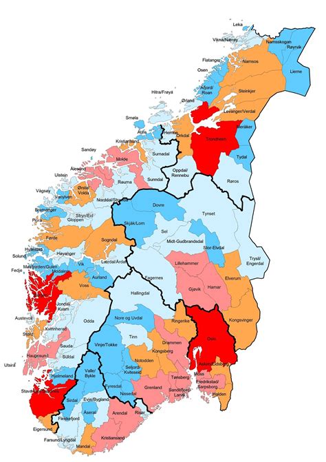 Kart Med Kommunegrenser | Kart