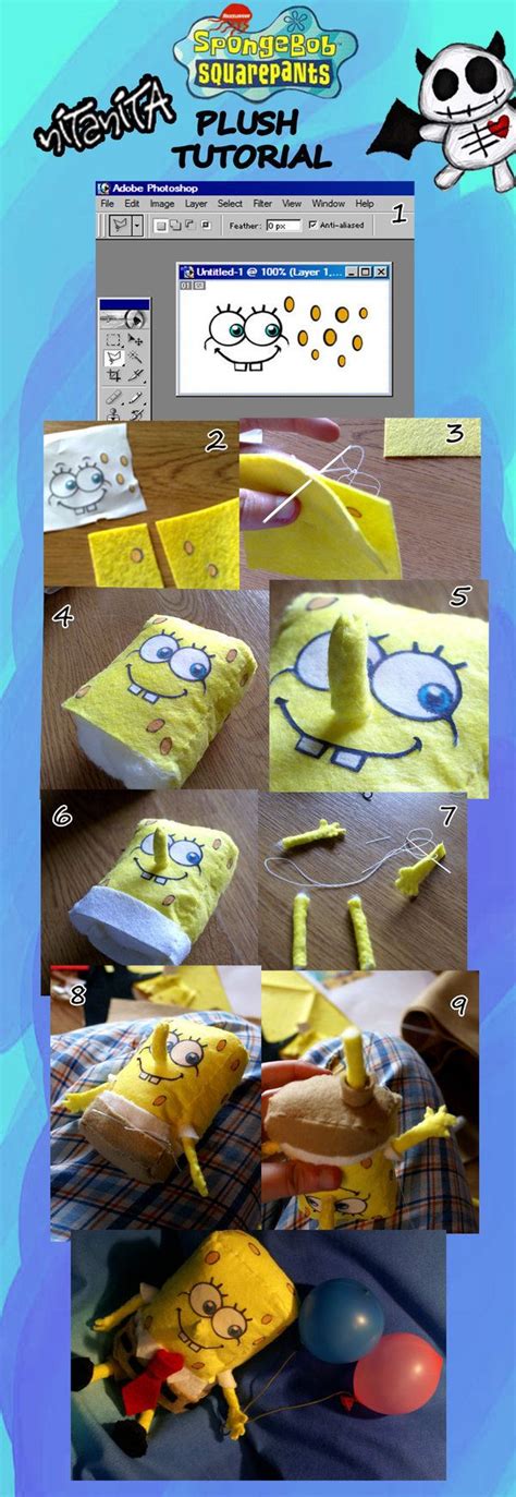 So Here Is My Spongebob Squarepants Plush Tutorial Because I Know You All Love Him As Much As I