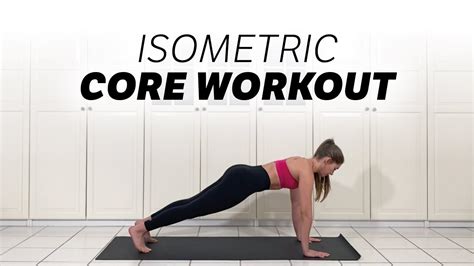 Strong Core Isometric Abs Workout No Equipment Youtube