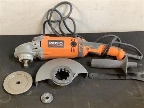 Ridgid 7 Twist Handle Angle Grinder R10202 Lot 201 May Mid Month