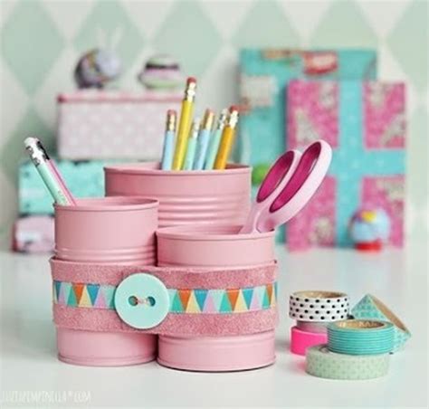 Artesanato Latas de Leite em Pó ou Achocolatado 40 IDEIAS DIY