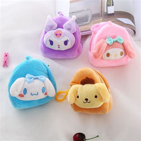 Kawaii Cinnamoroll Sanrio Plush Bag My Melody Anime Handbags Kt Cat