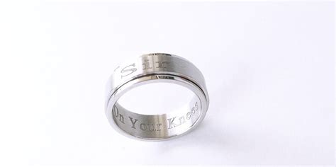 MATURE Custom Engraved BDSM Stainless Steel SPINNER Ring Daddy Etsy