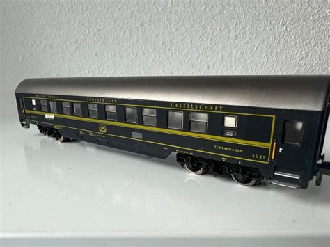 Fleischmann 25 3 Schlafwagen Sleeping Train Car HO Scale 458 Kaufen