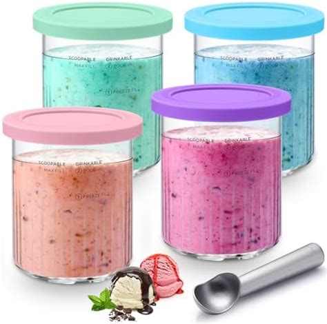 24oz Containers Replacement For Ninja Creami Deluxe Pints 4