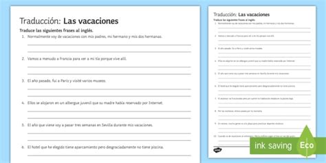 Translation Practice El Cine Ks4 Spanish Teaching Resource