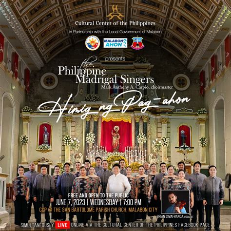 The Philippine Madrigal Singers Himig Ng Pag Ahon Featuring Brian