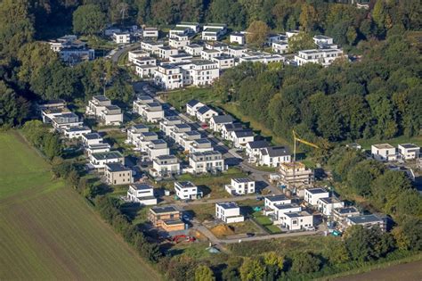 Gelsenkirchen Von Oben Wohngebiet Mischbebauung Der Mehr Und