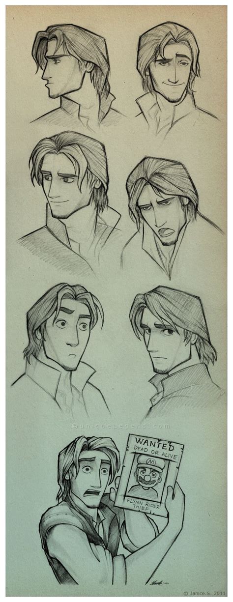 Flynn Rider Smolder Drawing