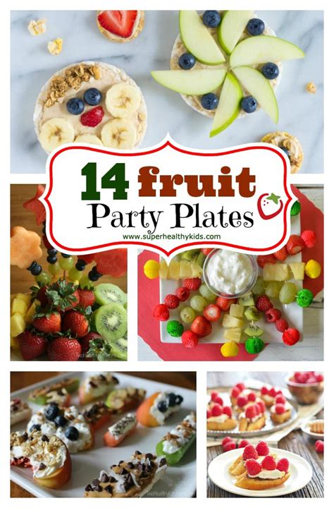 14 Fruit Party Plates - Super Healthy Kids