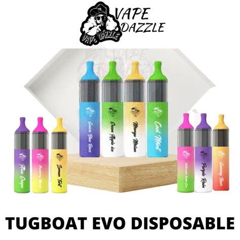 Tugboat Evo 4500 Puffs Disposable Vape Dubai Vapedazzle Ae