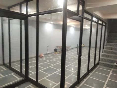 Toughened Clear Aluminium Office Glass Partition Size Dimension 5 X 10 Feet At Rs 180 Square