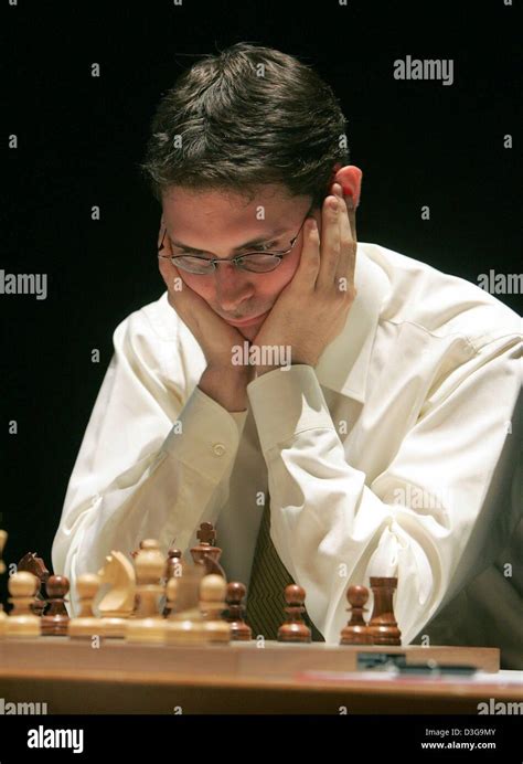 Dpa Hungarian Grandmaster Peter Leko Sits In Front Of A Chess Board