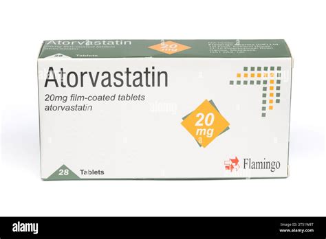 A Box Of Mg Atorvastatin Film Coated Tablets Stock Photo Alamy