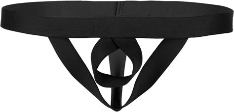 Amazon Inlzdz Men S Stretch Thong O Ring Open Back G String Suspensory Jockstrap Bikini
