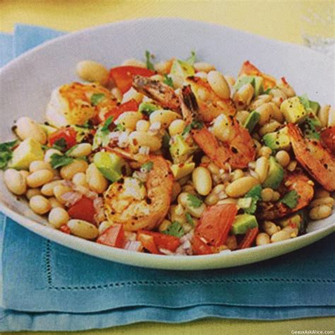 Terrific Shrimp Avocado And White Bean Salad Geaux Ask Alice