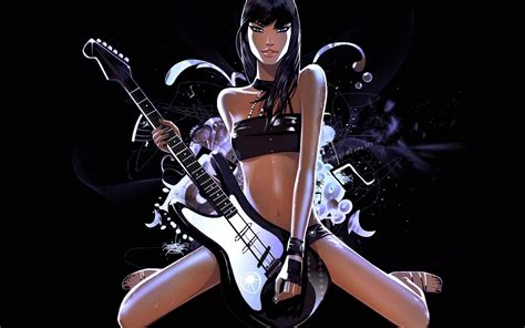 Guitar Girls Wallpapers Wallpapersafari