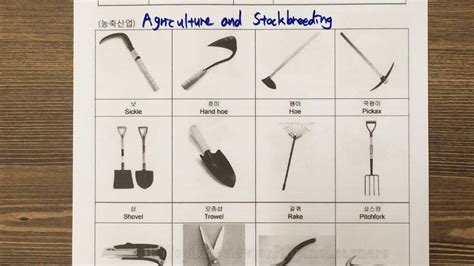 84 Tools Name In Korean About Agriculture EPS Topik 2019 Skills