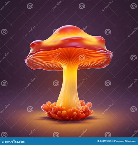 Mushroom 3d Icon Various Mushrooms Isolated Icons Objects On A