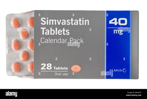 Simvastatin Most Commonly Prescribed Statin Statins Stock Photo Alamy