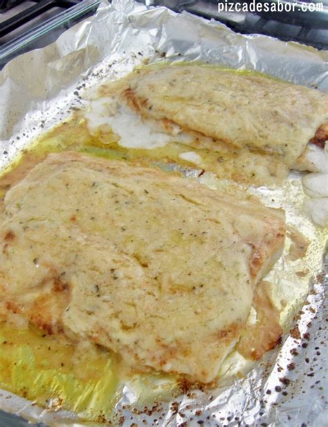 Pescado al parmesano y limón Pizca de Sabor Receta Pescado con