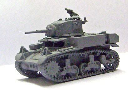 Milicast Models AFVs Stuart III IV Light Tank M3A1 NW Europe W