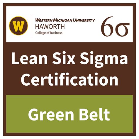 Lean Six Sigma Green Belt Certification Credly