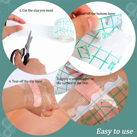 Transparent Waterproof Bandage 10M X 5cm Stretch Adhesive Bandage