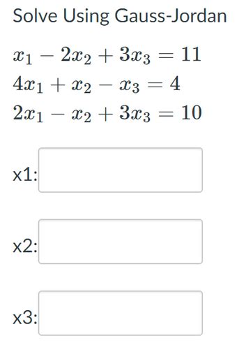 Answered Solve Using The 9x1 9x2 7x3 6  Bartleby