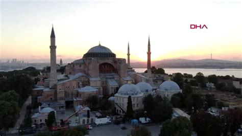 AYASOFYA CAMİİ VE ÇEVRESİ HAVADAN GÖRÜNTÜLENDİ 1 Haberler