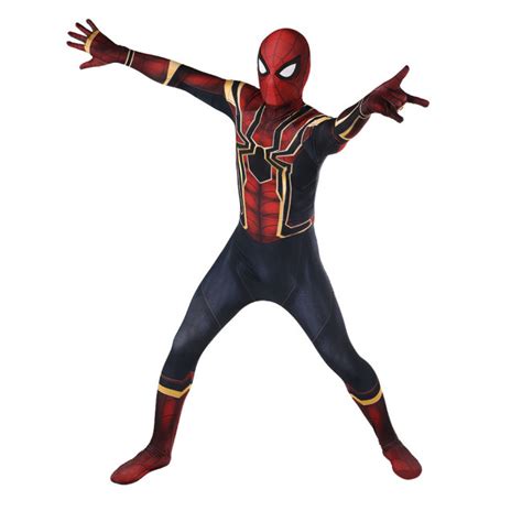 Iron Spider Man Spiderman Complete Cosplay Costume | Costume Party World