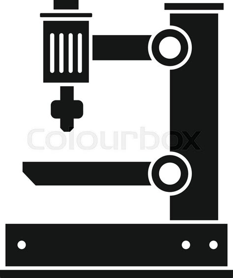 Electric Milling Machine Icon Simple Stock Vector Colourbox