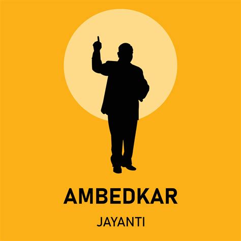 Ambedkar Jayanti 14 April Dr Br Ambedkar Vector Design 22589334 Vector