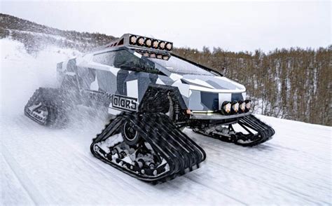 Tesla Cybertrax The Insane Snow Ready Cybertruck Modification That