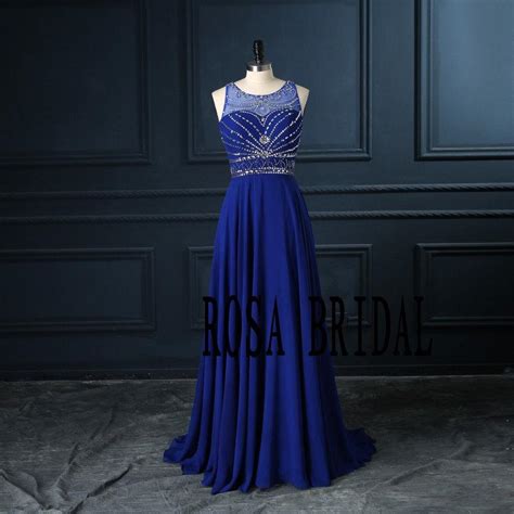 Royal Blue Bridesmaid Dress Long Chiffon Bridesmaid Dress Wedding Bridesmaid Dress Chiffonc