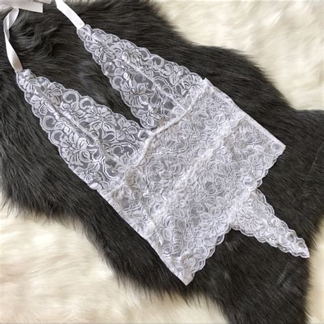 Intimates Sleepwear Xxlwhite Lace Teddy Sexy Lingerie Poshmark