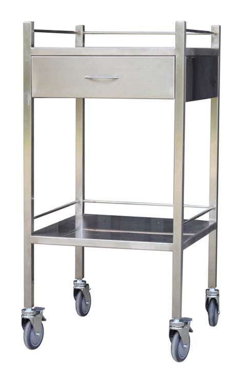 Buy Medistar Stainless Steel Trolley 1 Drawer Medical And Healthcare